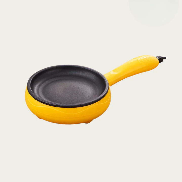 Electric Mini Pan with Non-Stick Coating and Automatic Shut-Off