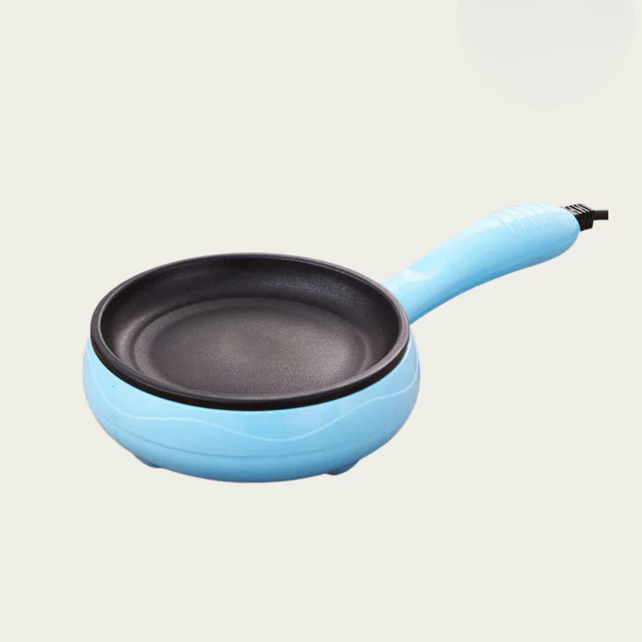 Electric Mini Pan with Non-Stick Coating and Automatic Shut-Off