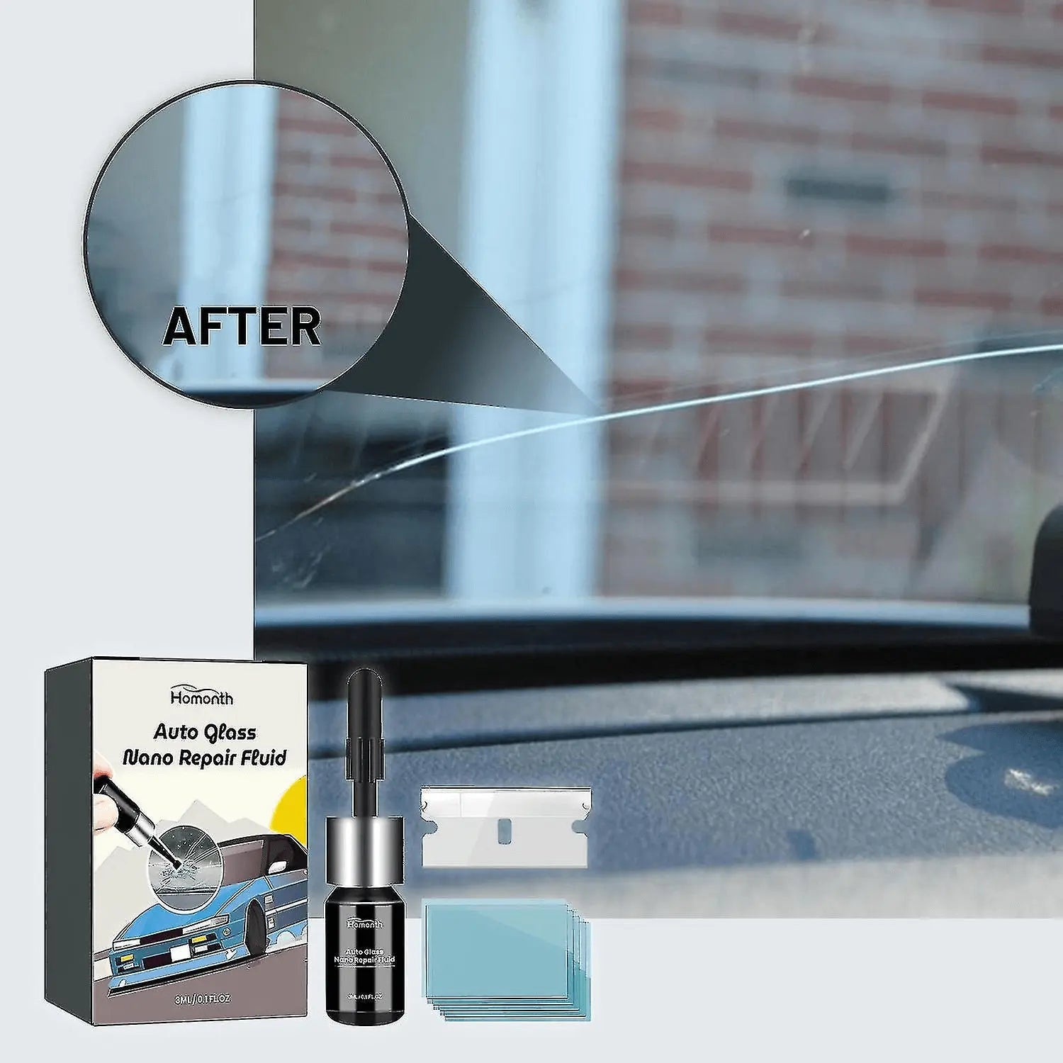 Buy 1 Get 1 Free | Glass Repair Kit – Restore Glass Surfaces to Perfect Clarity