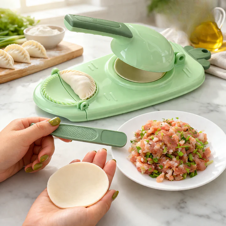 2-in-1 Dumpling Maker – Shape and Seal in One Step