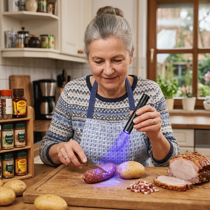 365 nm UV Flashlight – Compact Blacklight for Home Use