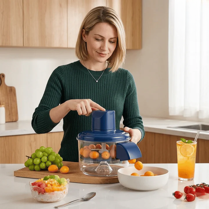 Electric Chopper with 5-Blade Knife Head