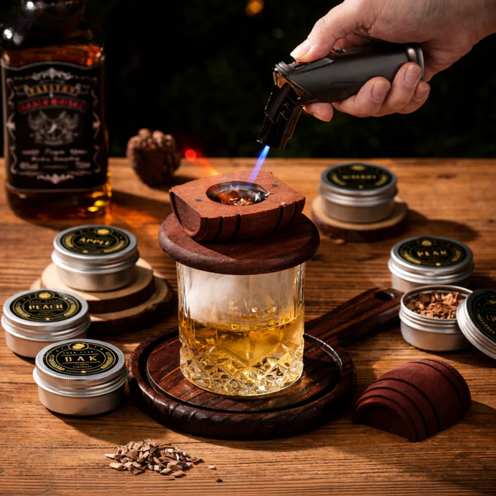Cocktail-Smoker-Set – Smoky Aroma for Whiskey & Drinks