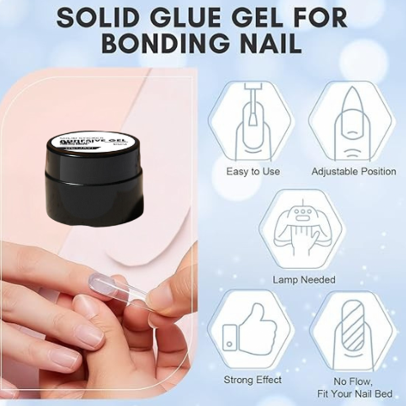 Nail Glue Gel – Strong Hold for Press-On & Artificial Nails