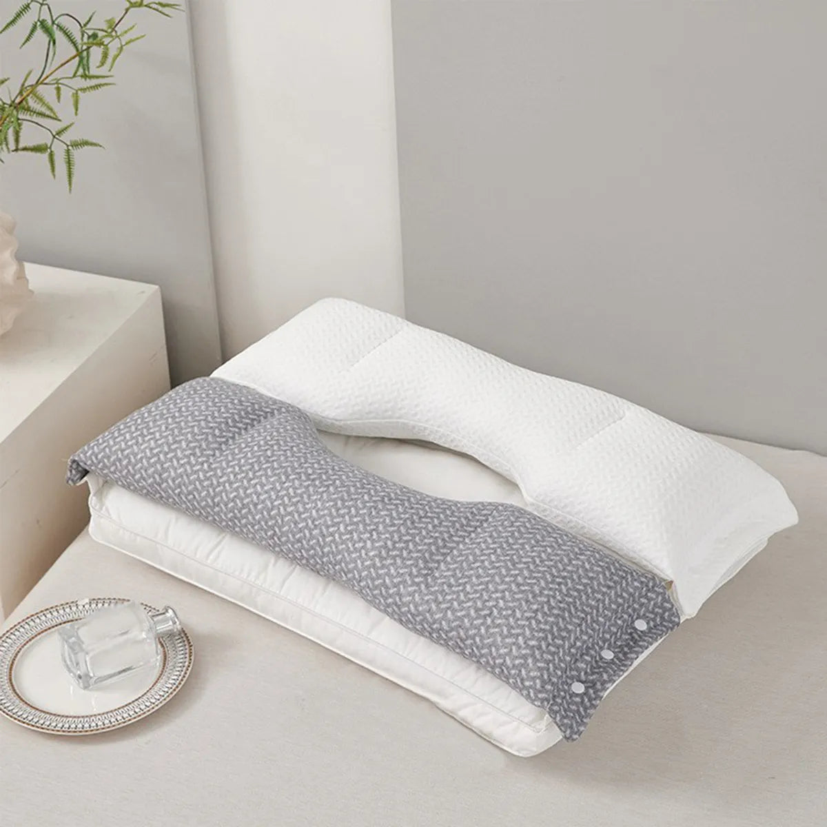 Ergonomic Neck Support Pillow – for Side and Back Sleepers