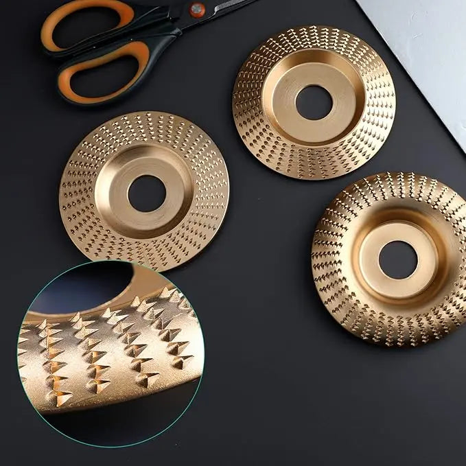 Wood Carving Disc Set for Angle Grinders – Shape Cleanly Without Loss of Power