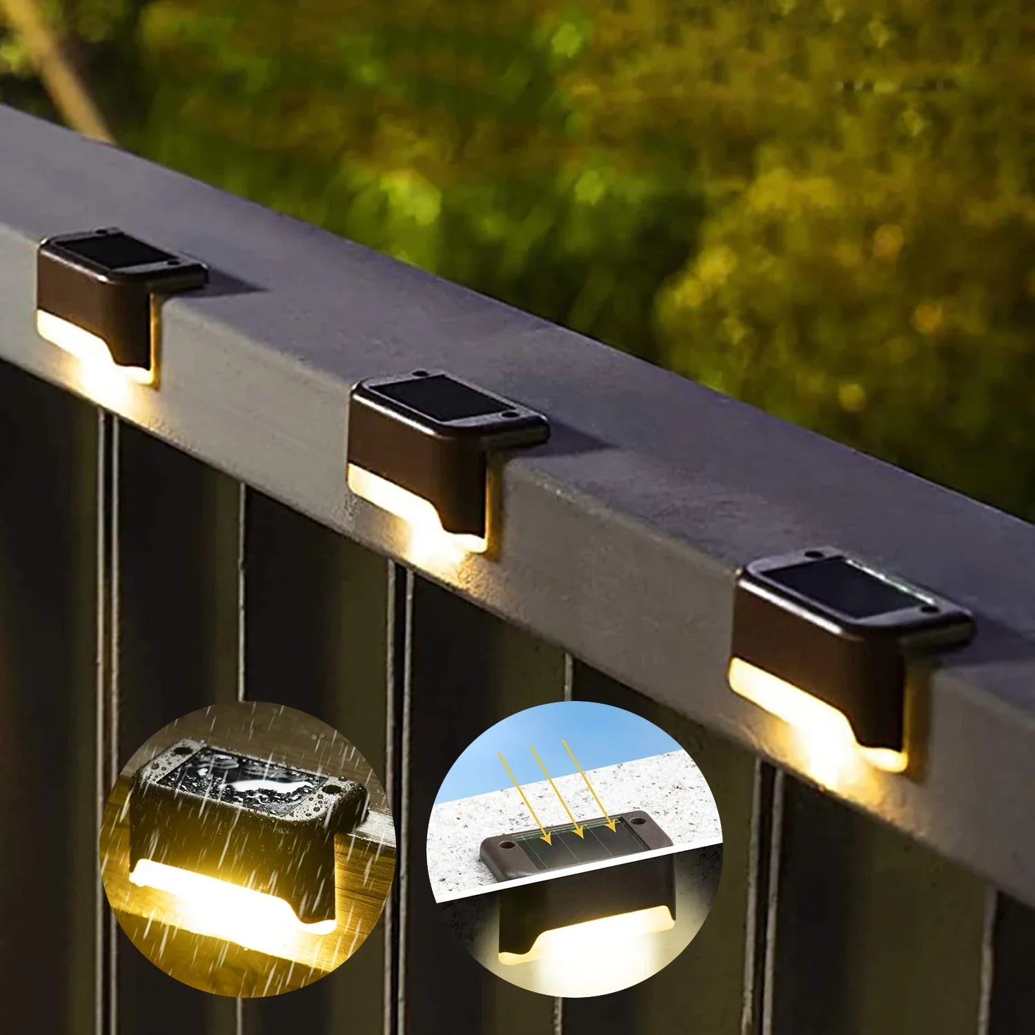 Solar Step Light 8-Piece Set – Safe and Beautifully Lit