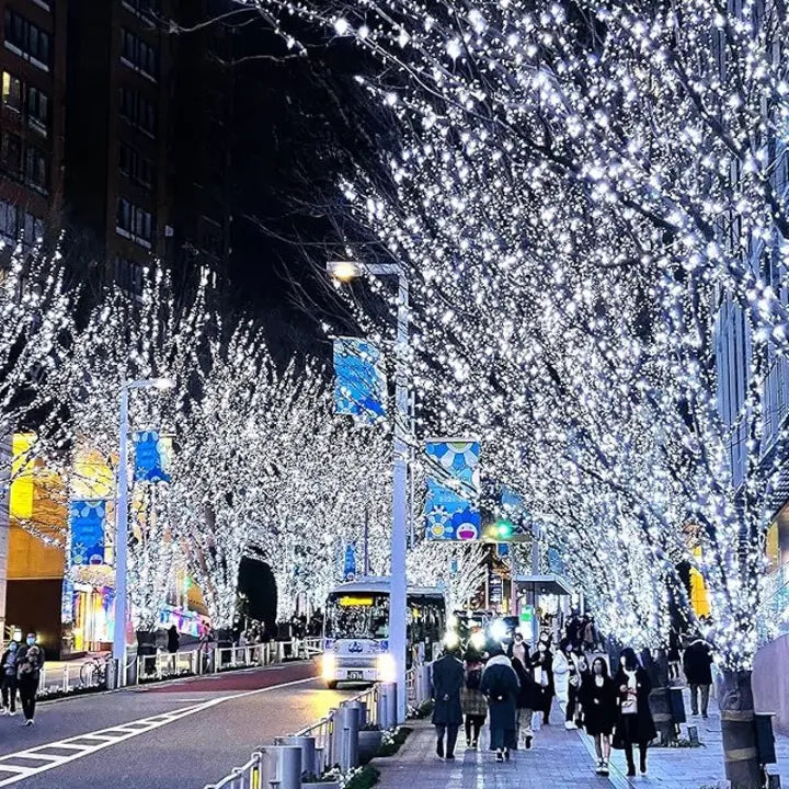 LED Christmas Tree String Lights – Sparkling & Safe Holiday Lighting