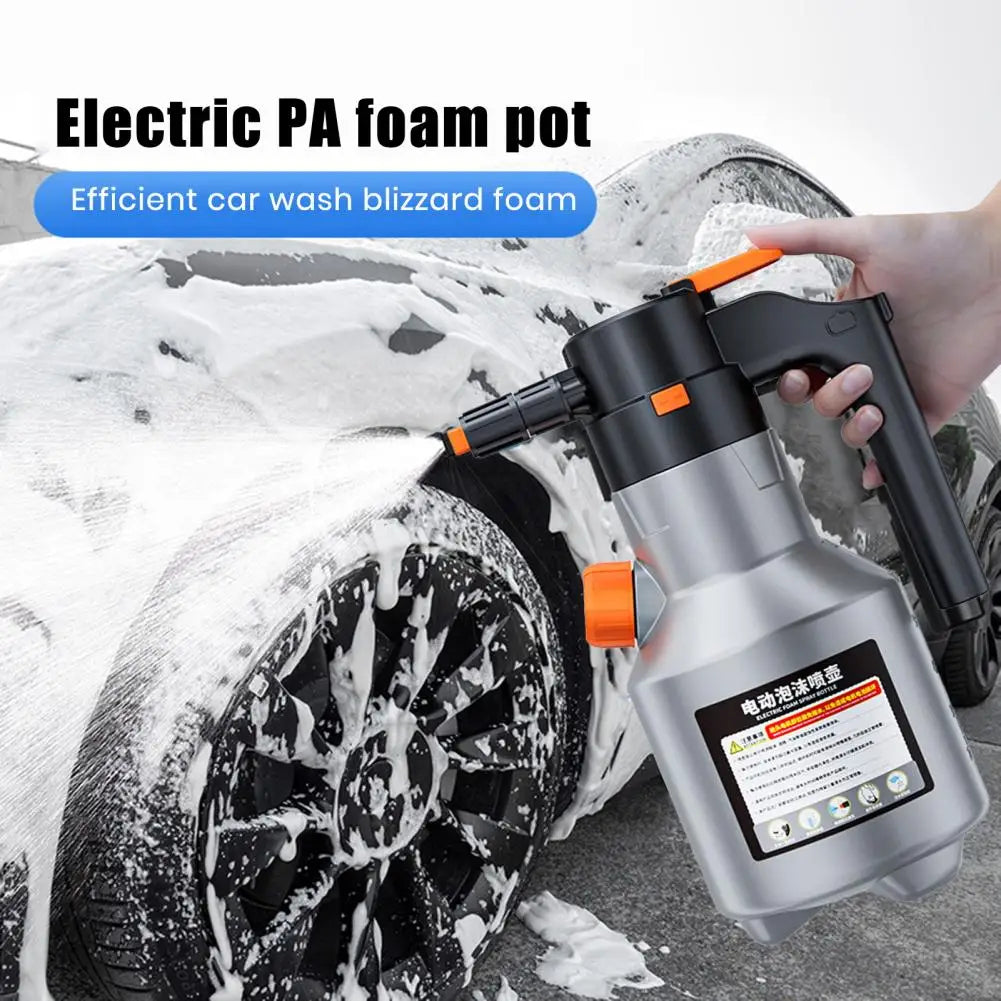 Electric Foam Spray Bottle – Even Foam Without Pumping