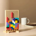 Wooden Tetris Puzzle Board – The Perfect Brain Break for Your Desk