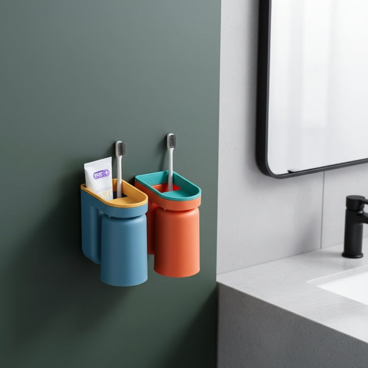 Toothbrush Wall Holder – Mountable Without Drilling