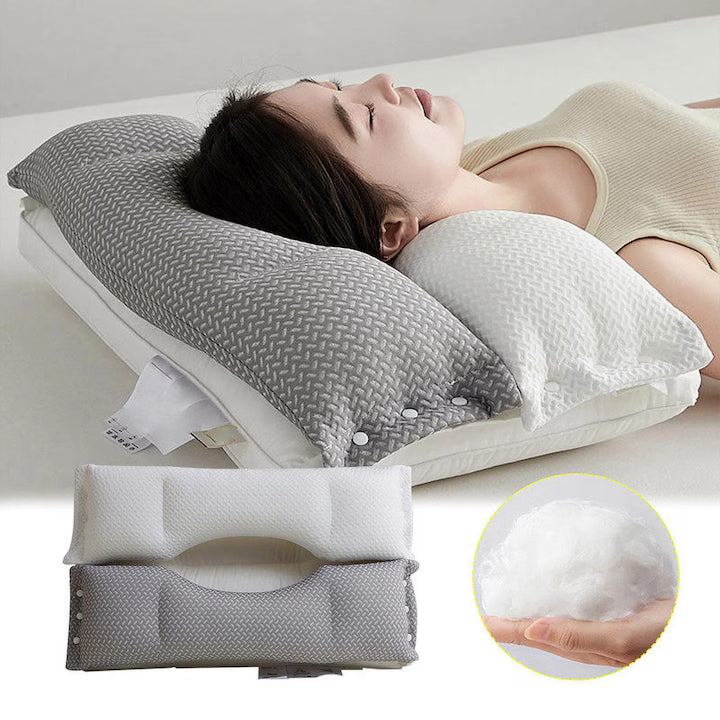 Ergonomic Neck Support Pillow – for Side and Back Sleepers